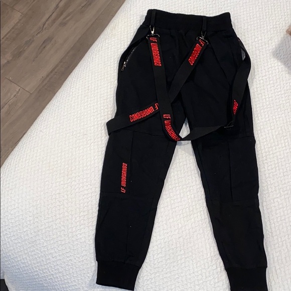 LF Pants - LF Black Cargo Pants